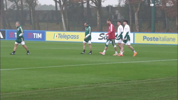 Italia, l'ultimo allenamento degli Azzurri