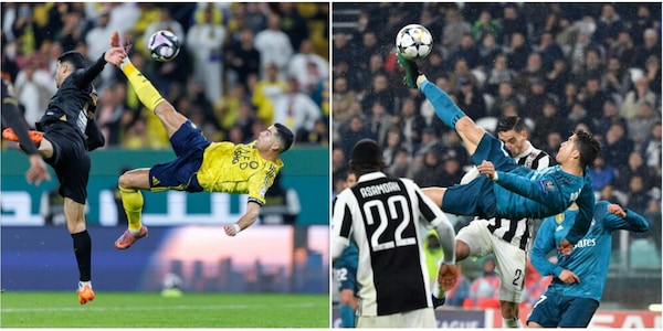 Infinito Cristiano Ronaldo: a 40 anni una rovesciata come quella contro la Juve