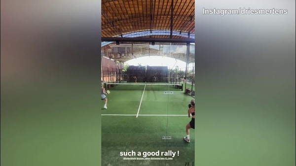 Dries Mertens e la moglie protagonisti a Padel