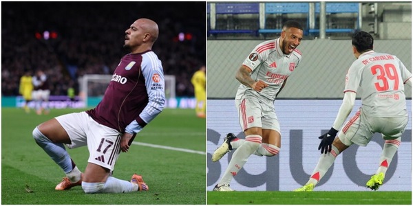 Europa League, il Lione e l'Aston Villa agganciano il Midtjylland al primo posto