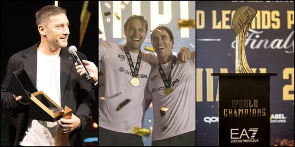 EA7 World Legends Padel Tour 2025: Toni e Ceccarelli campioni del Mondo, Totti mvp delle Finals