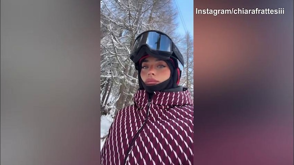 Chiara Frattesi, giovedì...sulla neve