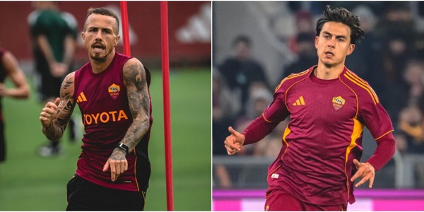 Roma, Gasperini ritrova Angeliño dopo tre mesi. Dybala e Baldanzi in gruppo