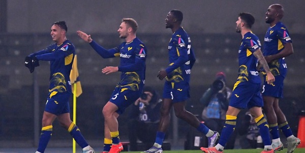 Prima volta Verona: supera l'Atalanta e lascia l'ultimo posto alla Fiorentina