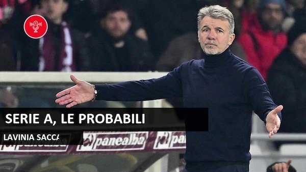 Serie A, le probabili formazioni di oggi