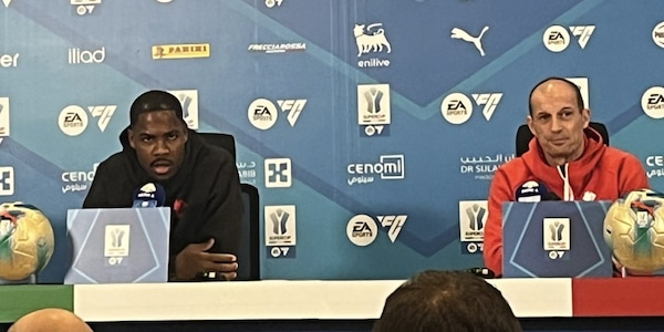 Supercoppa, Allegri: "Attenzione a Conte. Leao? Ecco come sta". E Maignan risponde alla domanda sul contratto...