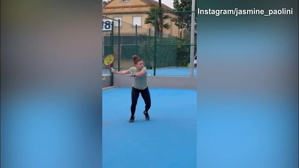 Tennis, Jasmine Paolini si allena in vista della ripresa