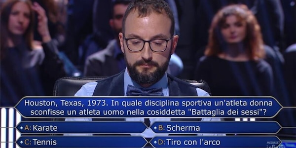 La domanda su Billie Jean King a "Chi vuol essere milionario" scatena i social