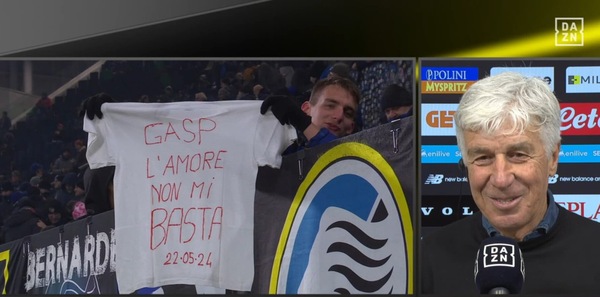 Gasperini e il retroscena sulla maglietta a Bergamo: c'entra la canzone di Emma
