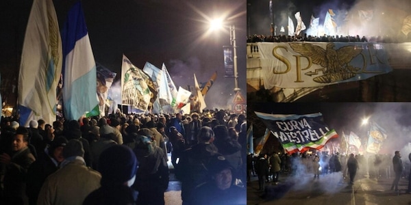 La festa della Lazio per i 126 anni di storia: tremila tifosi in Piazza della Libertà