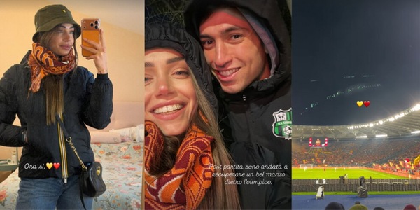 La curiosa storia di Roma-Sassuolo: la fidanzata in Curva Sud, il ragazzo in campo per Grosso. Ecco chi sono