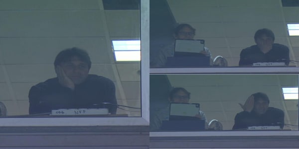 Conte è in tribuna al Maradona: come sta vivendo Napoli-Parma con il fratello Gianluca
