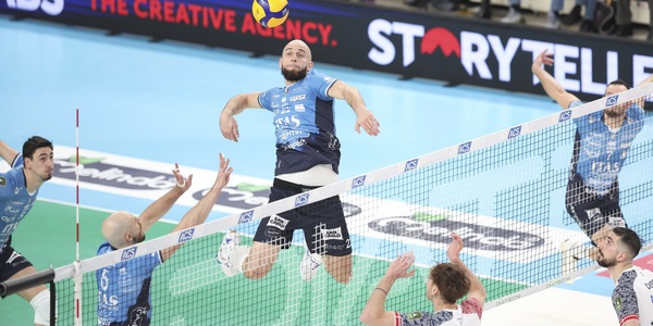 Perugia espugna Civitanova, Trento batte Milano