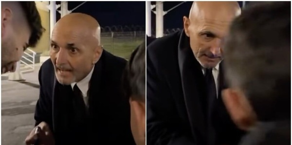 Il tifoso chiede a Spalletti un autografo, lui reagisce così: "Tienila!". Scoppiano tutti a ridere fuori dallo stadio