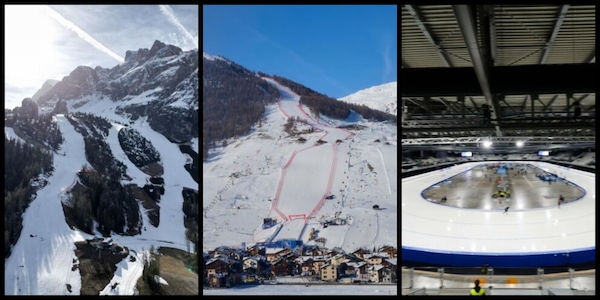 Olimpiadi invernali Milano-Cortina: ecco tutte le sedi delle gare