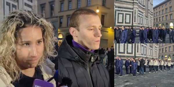 Da Comuzzo a Severini: tutta la Fiorentina alla messa in ricordo di Commisso