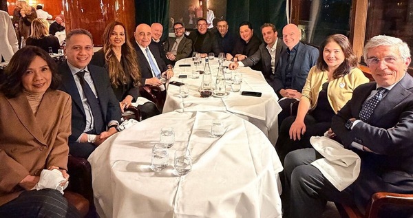 Infantino a Monza per la Coppa Italia: la cena prima di Inter-Torino