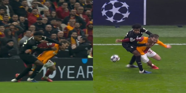 Due gialli in 20 minuti: la fotosequenza della serata folle di Cabal in Galatasaray-Juve