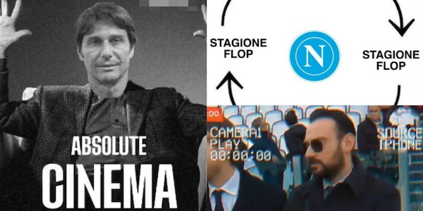 La rabbia di Conte e lo sfogo di Manna: il ko del Napoli scatena meme e ironie