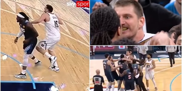 Furia Jokic in campo dopo il fallo di un avversario: scoppia una rissa totale in campo in Nba