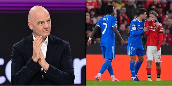 Infantino sul caso Vinicius-Prestianni: "Se un giocatore si copre la bocca durante le liti deve essere espulso"