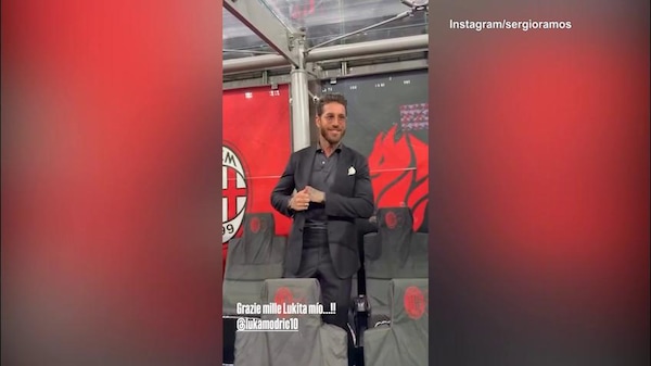 Sergio Ramos a San Siro a tifare Modric