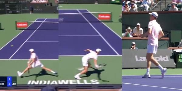 Sinner, il punto pazzesco a Indian Wells lascia di sasso Tien. Il pubblico sugli spalti non ci crede e reagisce così