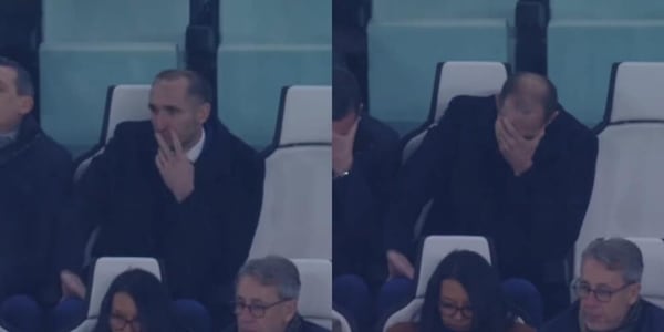 Chiellini e la reazione dopo il rigore sbagliato da Locatelli: "Potete immaginare..."