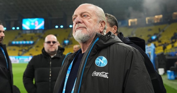 Il retroscena su Napoli-Milan: dove la guarderà il presidente De Laurentiis