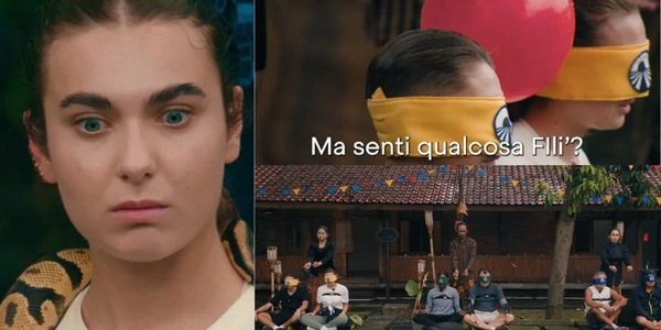 Chanel Totti a Pechino Express sfiora l'imprecazione, la prova è troppo difficile