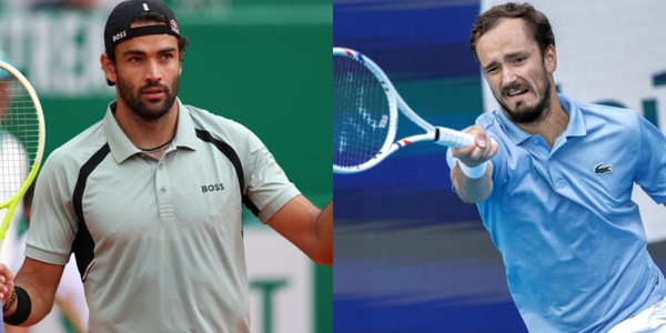 Impresa di Berrettini a Monte-Carlo: domina Medvedev 6-0, 6-0 e vola agli ottavi