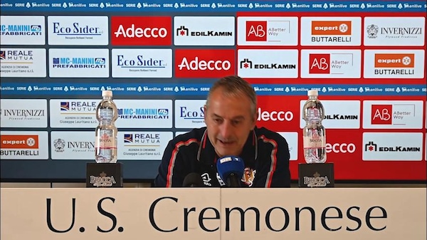 Giampaolo: "Gol annullato a Baschirotto? Ho molti dubbi"