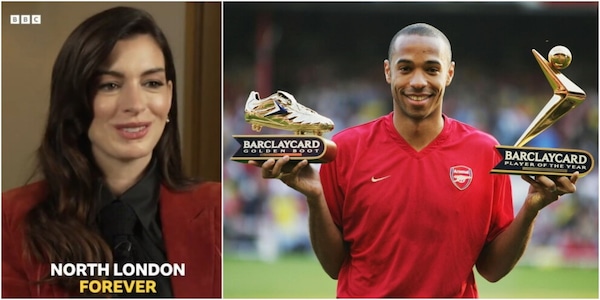 La curiosa rivelazione di Anne Hathaway: "Tifo Arsenal perché...". C'entra Thierry Henry
