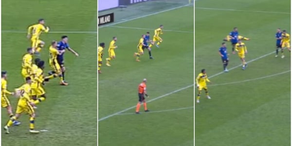 La gomitata di Bastoni a Duda: l'episodio del 2025 che scatenò la furia del Verona contro l'Inter