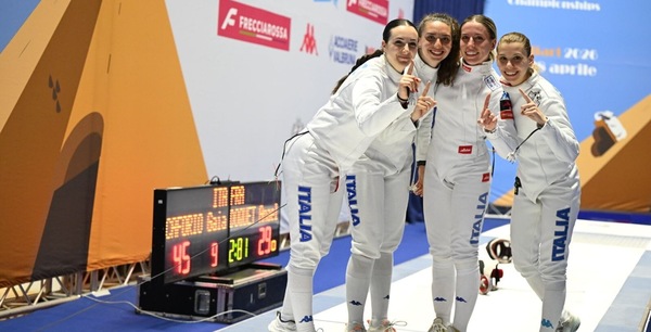 Europei U23, Italia d'oro nella spada femminile: Francia ko. Argento da applausi per i fiorettisti