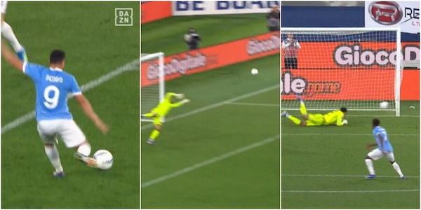 Magia Pedro, un tiro fenomenale: la sequenza del gol in Lazio-Udinese