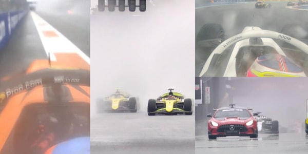 Caos a Miami nella gara della F2: Safety Car, incidenti e scarsa visibilità sotto la pioggia