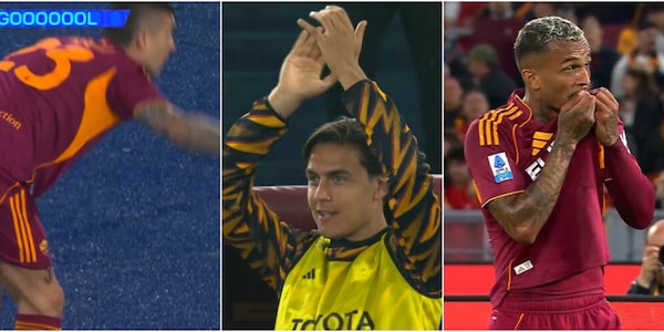 Gol di Mancini e Wesley: l'inchino sotto la Sud, l'applauso di Dybala e il bacio alla maglia fanno impazzire l'Olimpico