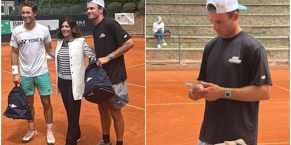 Tommy Paul e Casper Ruud, allenamento al Circolo Canottieri Lazio