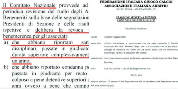 Zappi, il Comitato e la Benemerenza: c’è una svista