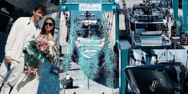 Leclerc si è comprato un nuovo yacht: ecco il lussuosissimo Sedici, tra coriandoli e champagne da 15 milioni