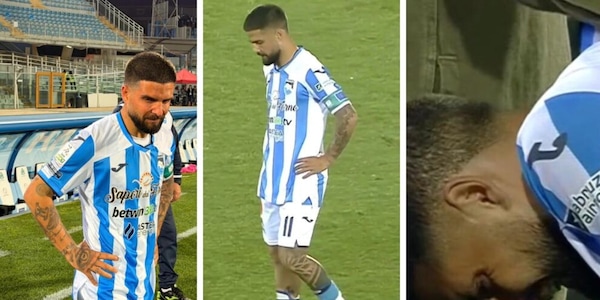 Insigne devastato e in lacrime, la retroscessione del suo Pescara fa il giro del mondo: "Fiasco totale"