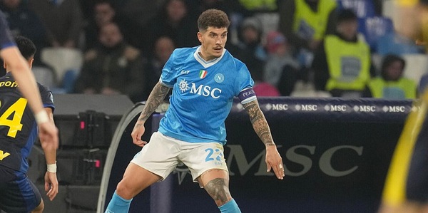 Il Napoli riabbraccia Di Lorenzo: lunedì contro il Bologna può tornare titolare