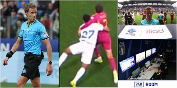 Moviola Parma-Roma, è il solito Chiffi: tutto sbagliato, lo salva solo il VAR