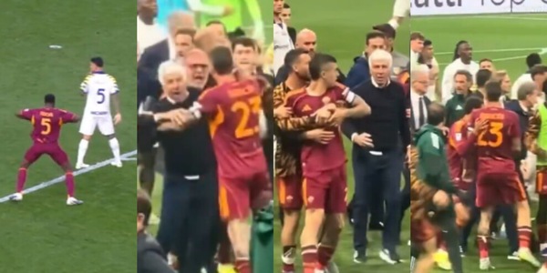 Parma-Roma, finale ad alta tensione tra spinte e provocazioni: furia Mancini, Gasperini interviene