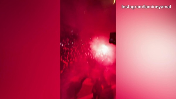 Barca, grande festa in giro per la città per la conquista della Liga