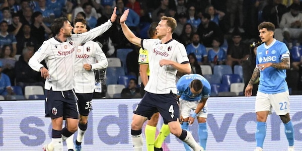 Il Napoli crolla contro il Bologna. Sinner supera Popyrin