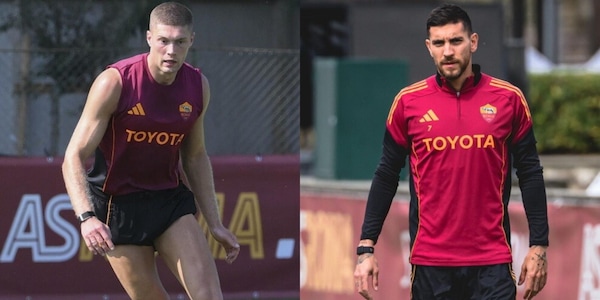 Roma, Pellegrini e Dovbyk tornano in gruppo in vista del derby