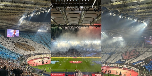 Lo spettacolo della finale di Coppa Italia: la Nord si ispira a Beethoven