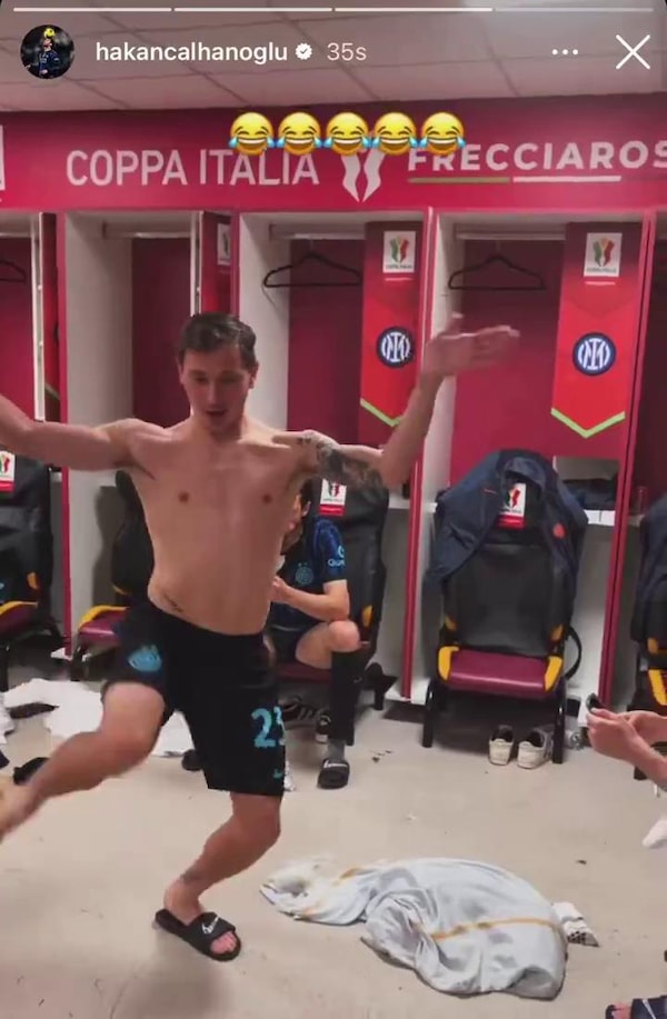 Barella scatenato, il balletto nello spogliatoio dopo Lazio-Inter diventa virale